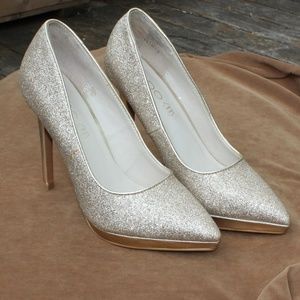 Aldo Sparkle / Glitter Heels UEC  Size 6.5